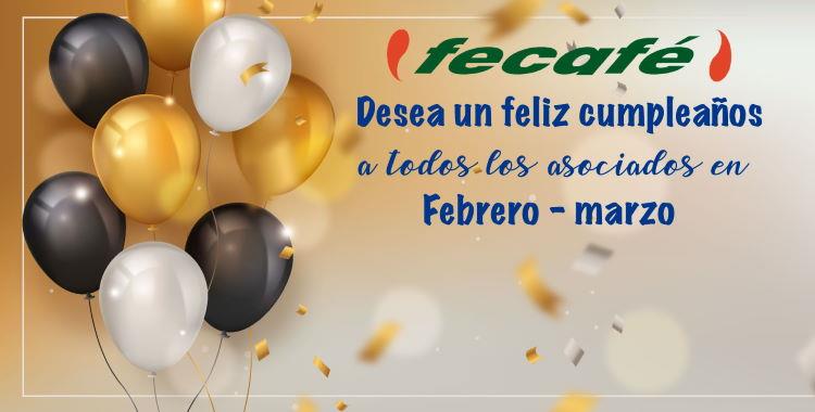 Cumpleaños Asociados febrero y marzo